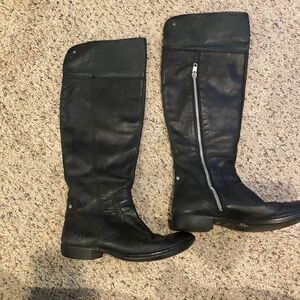 Born women's riding boot wide calf size 8